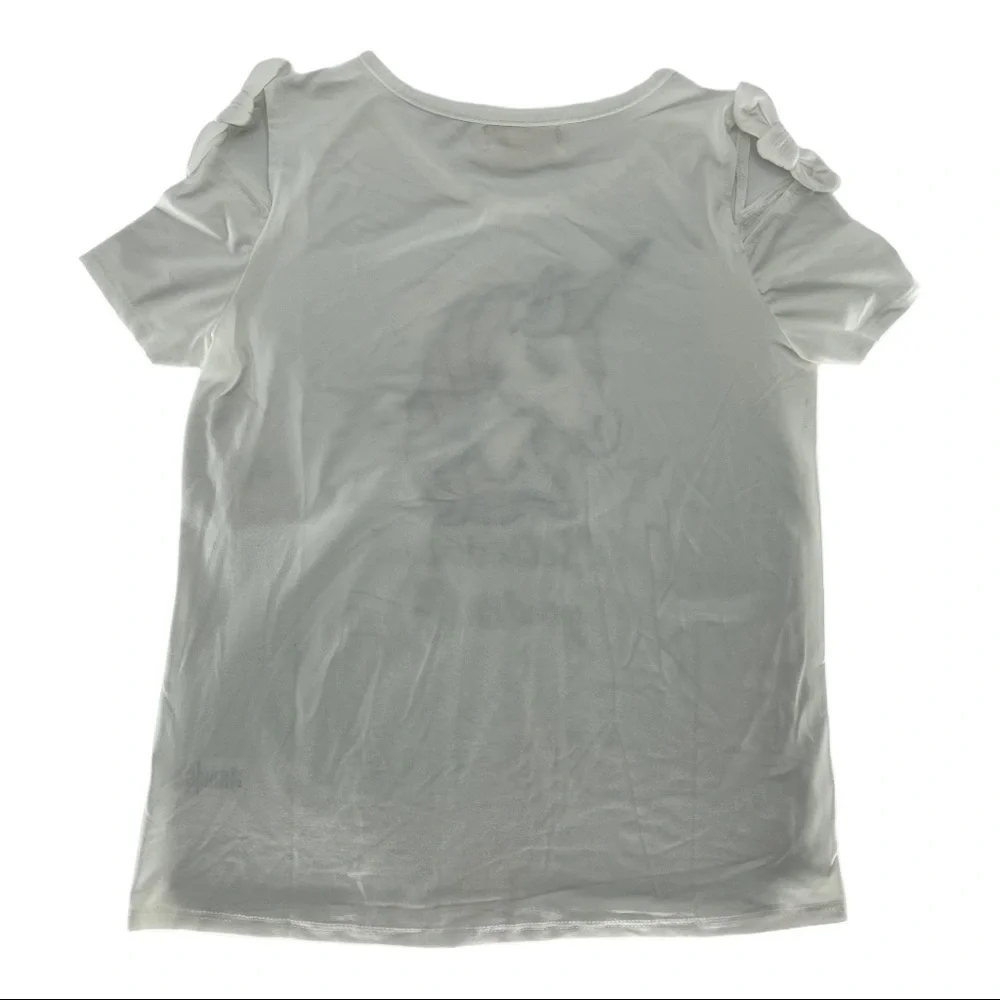 btween Unicorn Sequin Cold Shoulder Top Size 12 - Picture 6 of 8